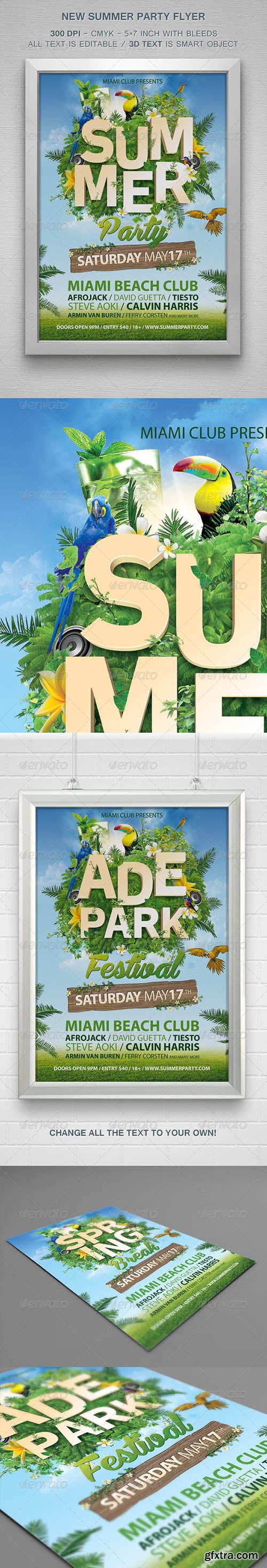 New Summer Party Flyer 7766155 New Summer Party Flyer 7766155