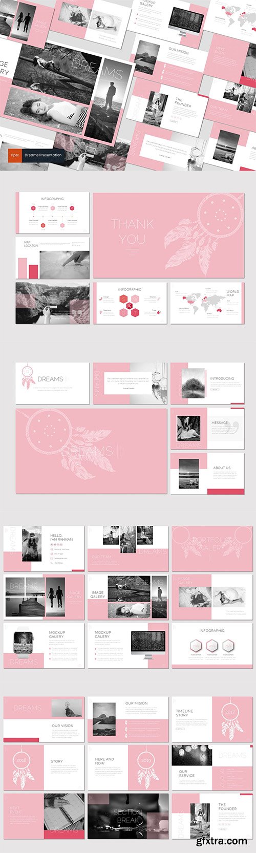 Dreams - Powerpoint, Keynote, Google Slides Templates Dreams - Powerpoint, Keynote, Google Slides Templates