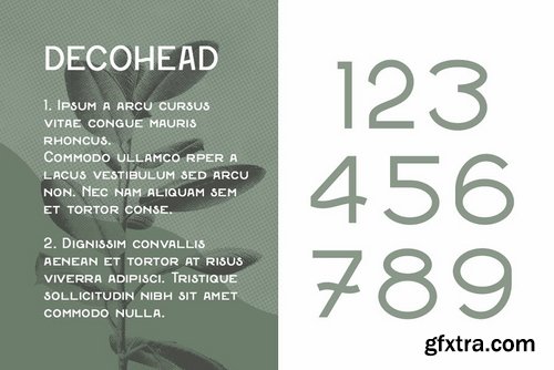 CM - Decohead Typeface 3699384