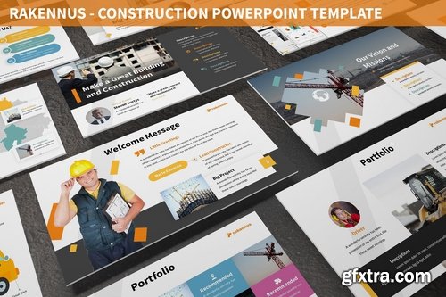 Rakennus - Construction Powerpoint Template