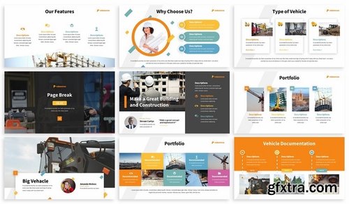 Rakennus - Construction Powerpoint Template