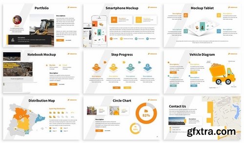Rakennus - Construction Powerpoint Template