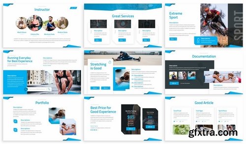 Fitrus - Sporty Powerpoint Template