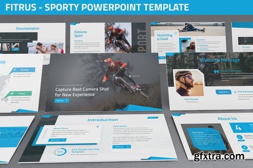 Fitrus - Sporty Powerpoint Template