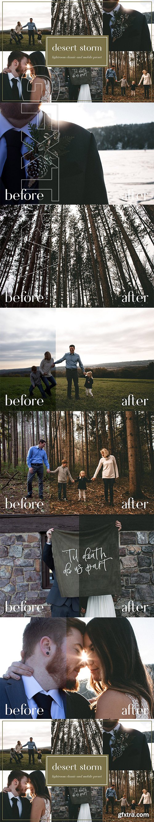 CreativeMarket - Desert storm lightroom preset 3651348