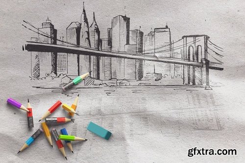 Crumpled Paper Textures x10