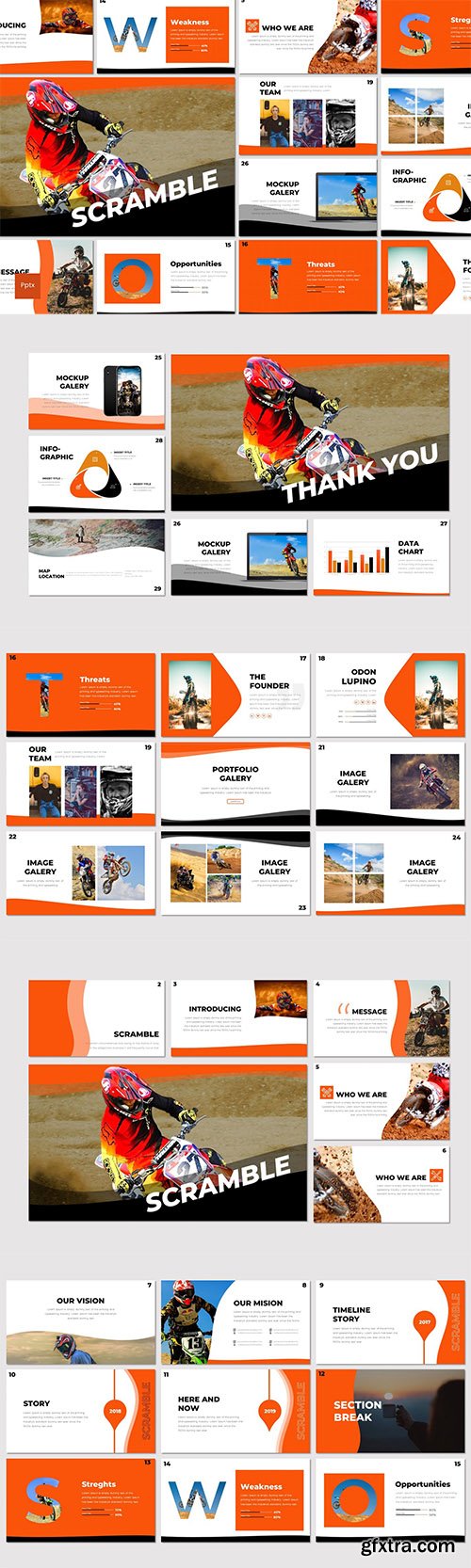 Scramble - Powerpoint, Keynote, Google Slides Templates