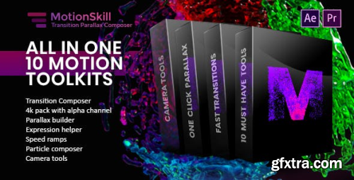 Videohive All in One Motion, Transition, Parallax, Expression ToolKit 23443787[