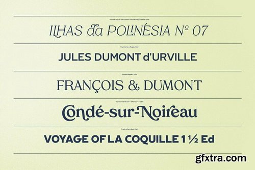 Tropiline Font Family Tropiline Font Family