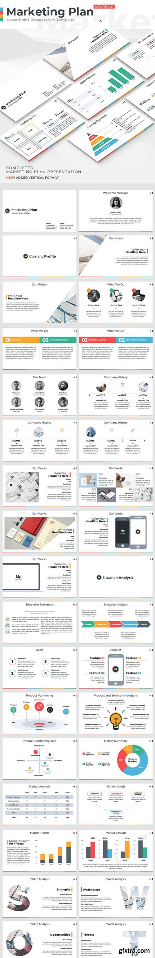 Marketing Plan PowerPoint and Keynote Presentation Templates
