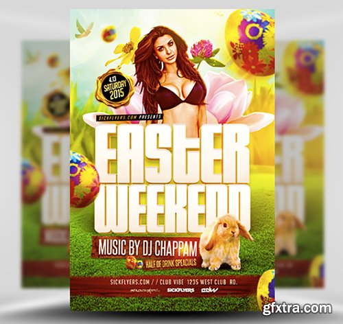Easter Weekend Flyer Template Easter Weekend Flyer Template