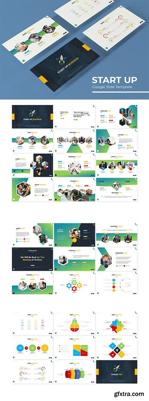 Start Up - Powerpoint, Keynote, Google Slides Templates