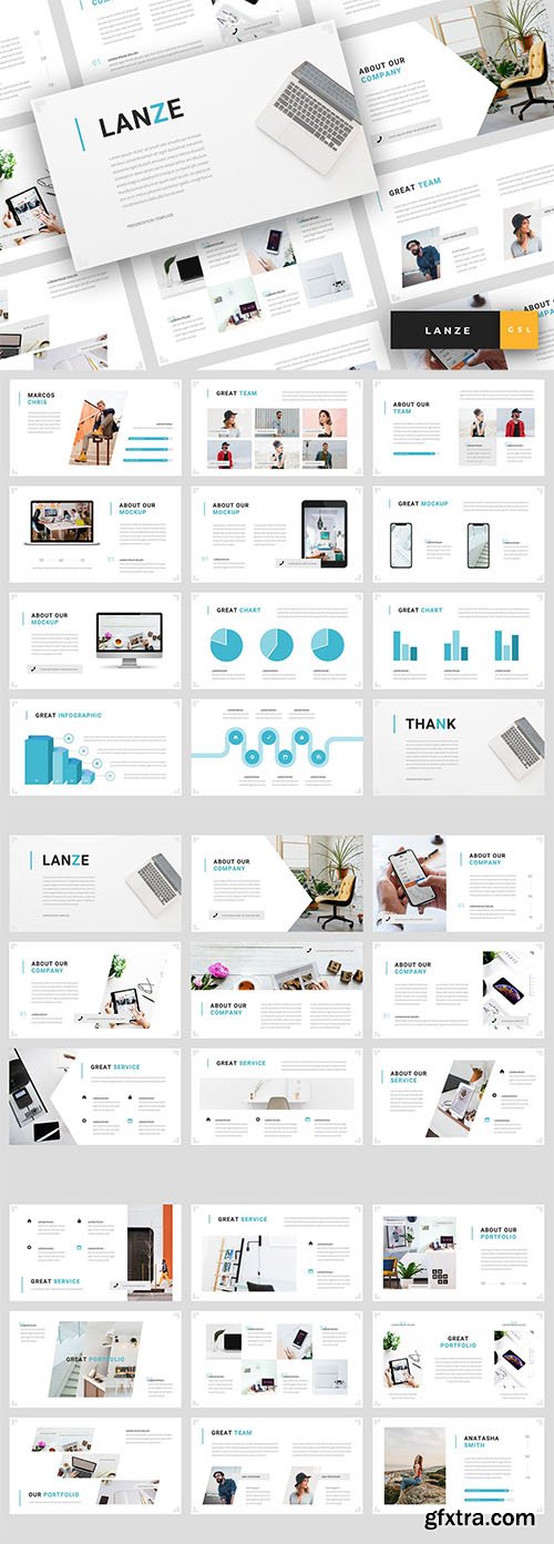 Lanze - Marketing Powerpoint, Keynote, Google Slides Templates