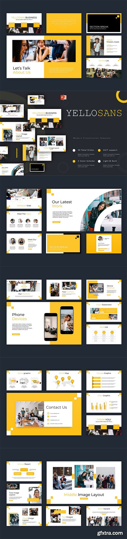 Yellosans - Powerpoint Template