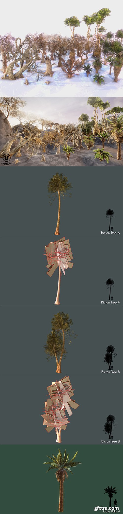 Cgtrader - Low Poly Tree Pack Low-poly 3D model