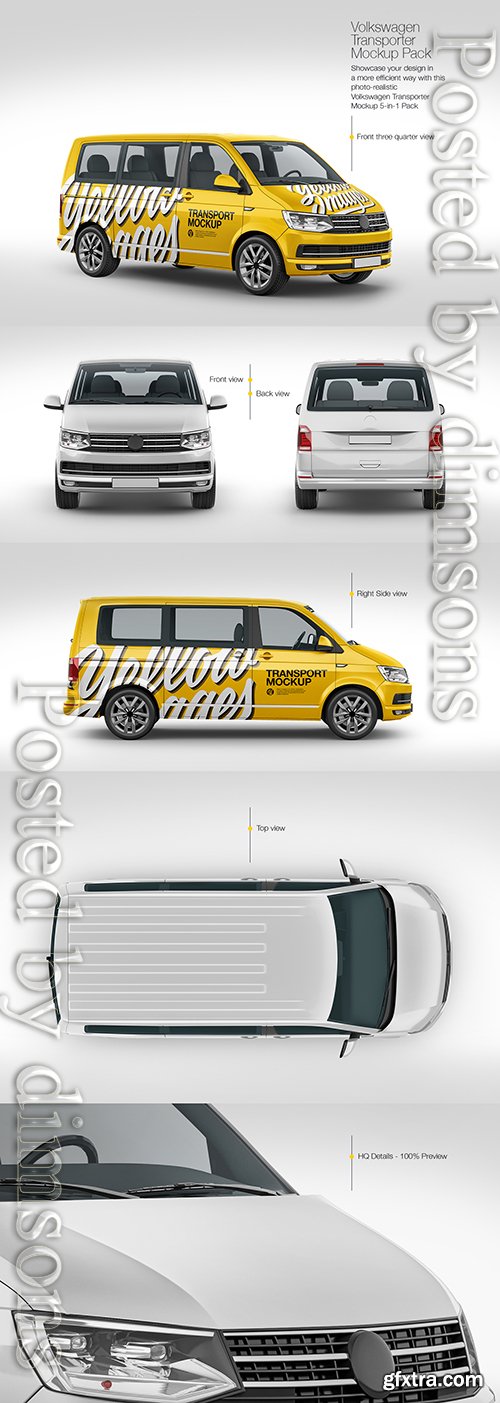 Minibus Mockup Pack