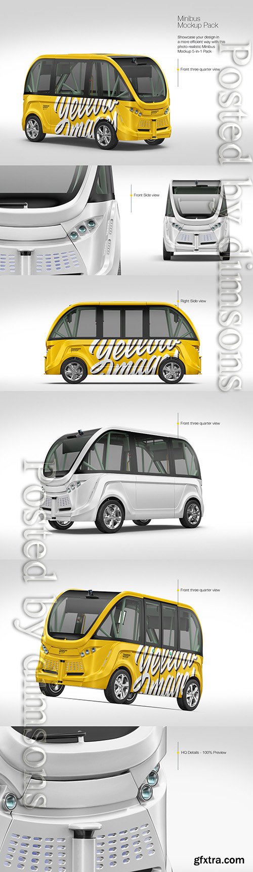 Minibus Mockup Pack