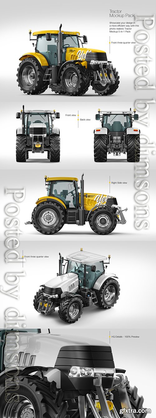 Tractor Mockup Pack