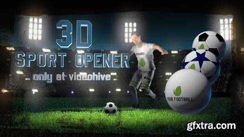 Videohive - Soccer Night - 3D Sport Opener - 21887858