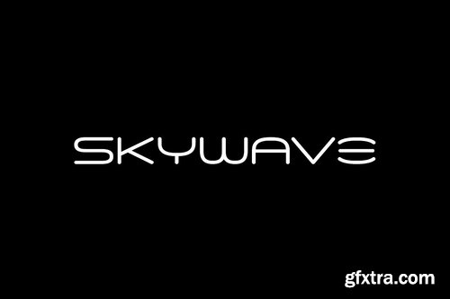 SKYWAVE - Unique & Modern Display Logo Typeface