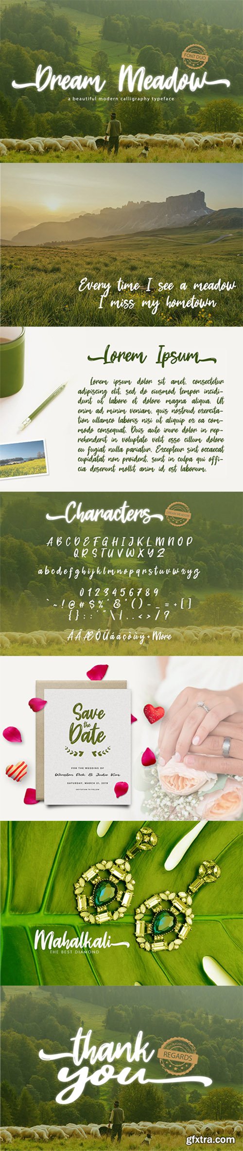 Dream Meadow Font Dream Meadow Font