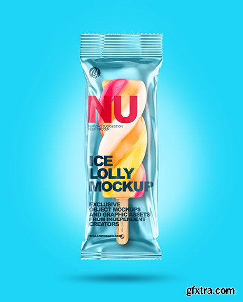 Twisted Fruit Ice Lolly Mockup Twisted Fruit Ice Lolly Mockup