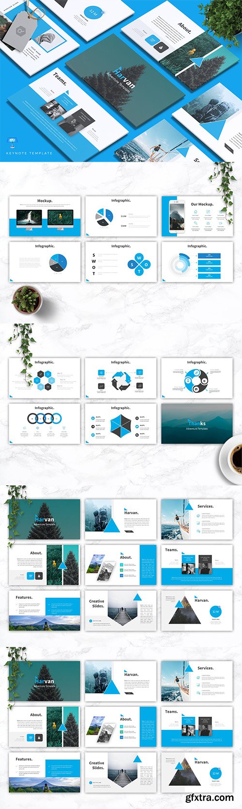 HARVAN - Adventure Powerpoint, Keynote, Google Slides Templates HARVAN - Adventure Powerpoint, Keynote, Google Slides Templates