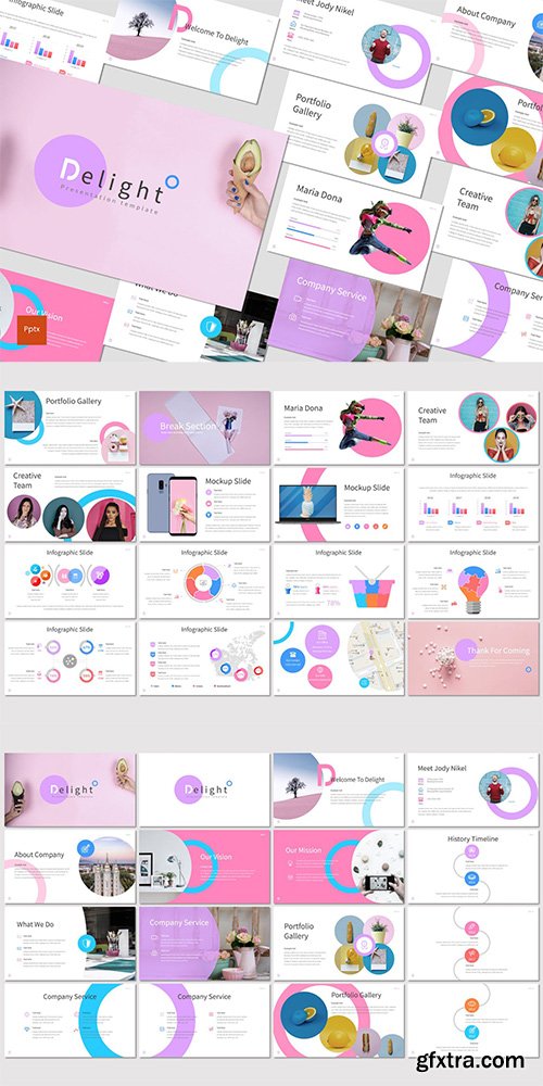Delight - Powerpoint, Keynote, Google Slides Templates