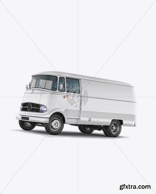 Panel Van Mockup - Left Half Side View 31616 Panel Van Mockup - Left Half Side View 31616