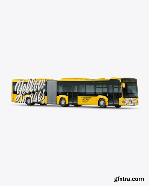 Mercedes-Benz Citaro G Bus Mockup - Half Side View 21054