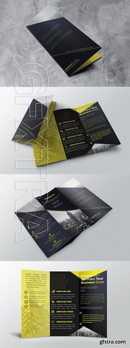 CreativeMarket - ATrifold Brochure 3662751