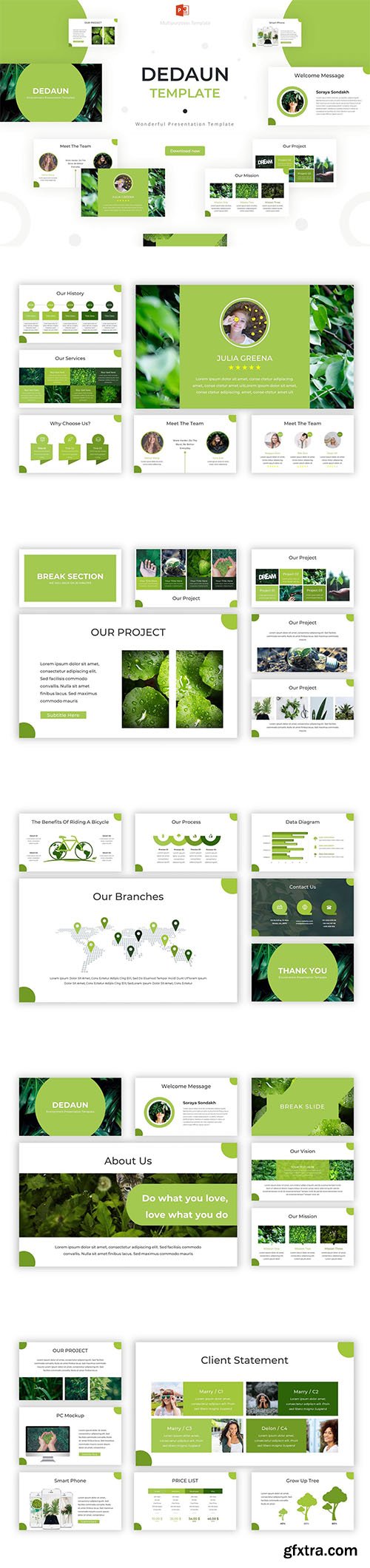 Dedaun - Powerpoint Template
