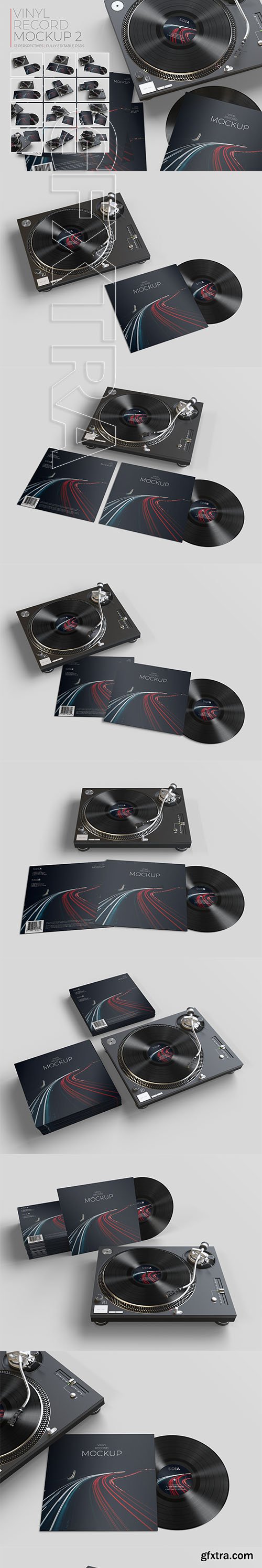 CreativeMarket - Vinyl Record Mockup 2 3670056