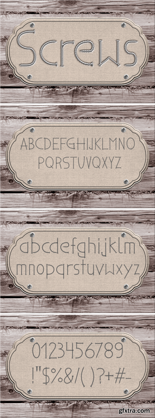 Screws Font