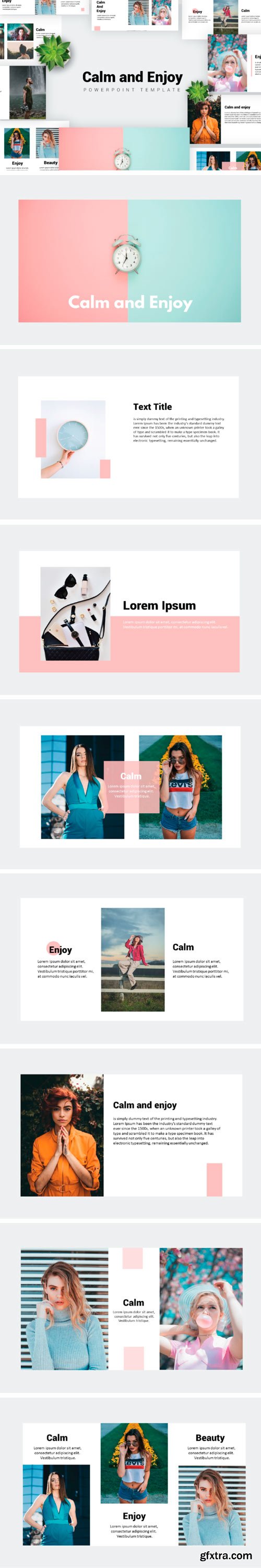 Clam and Joy Powerpoint Template 1227179