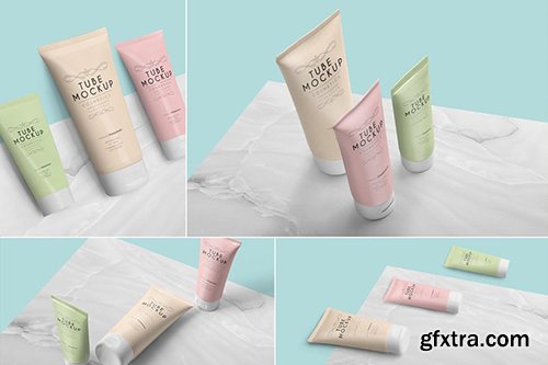 Tube Packaging Mockups Tube Packaging Mockups