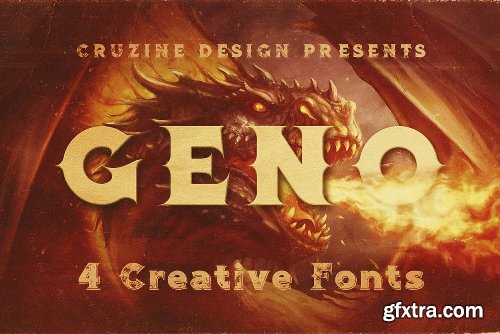 CreativeMarket Vintage Bundle 249 Fonts &amp; 414 Logos 3264710