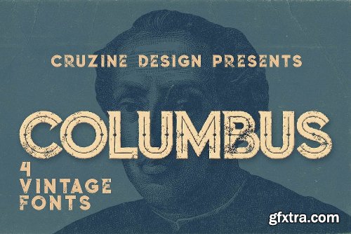CreativeMarket Vintage Bundle 249 Fonts &amp; 414 Logos 3264710