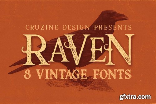 CreativeMarket Vintage Bundle 249 Fonts &amp; 414 Logos 3264710