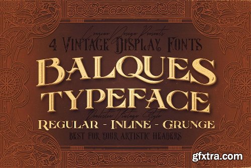 CreativeMarket Vintage Bundle 249 Fonts &amp; 414 Logos 3264710