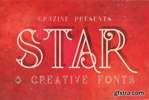 CreativeMarket Vintage Bundle 249 Fonts &amp; 414 Logos 3264710