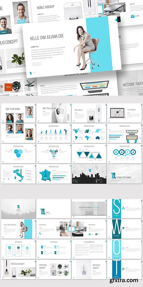 Huges - Powerpoint Google Slides and Keynote Templates