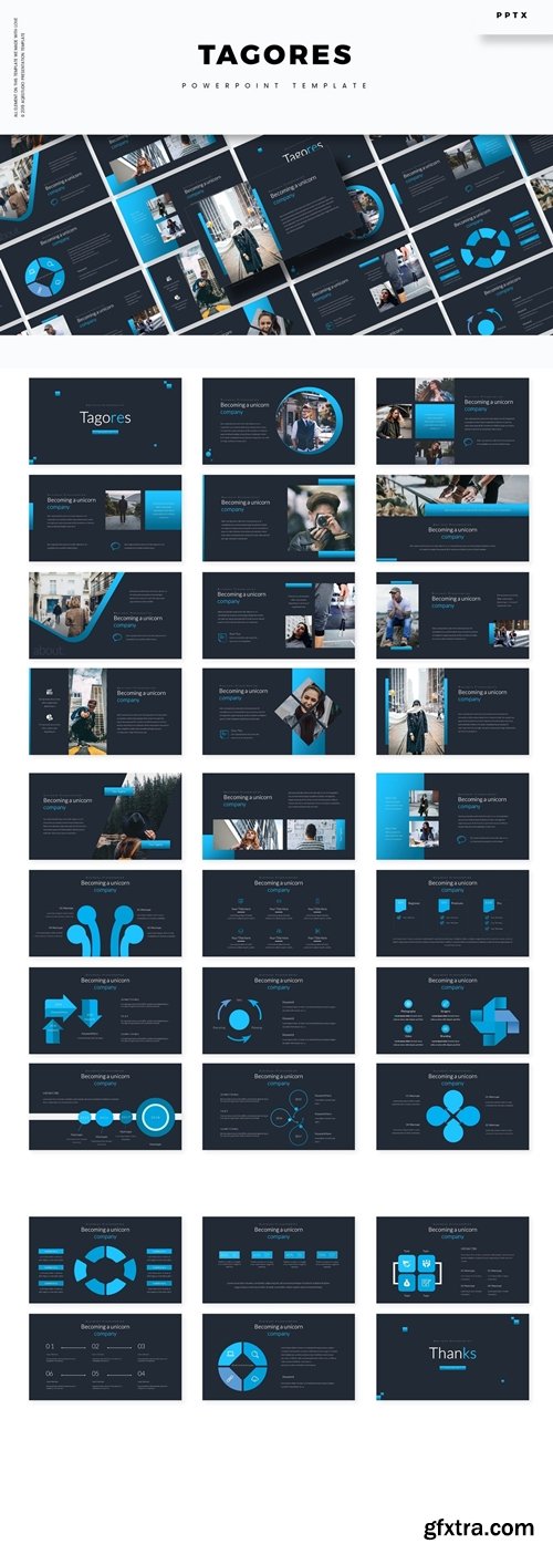 Tagores - Powerpoint, Keynote, Google Slides Templates