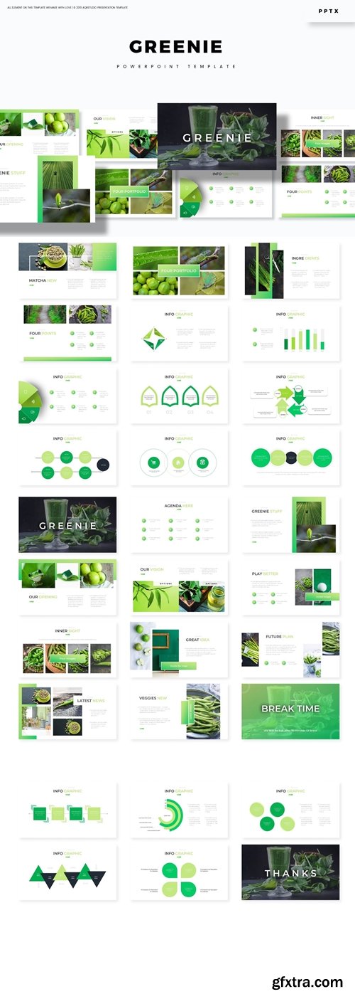 Greenie - Powerpoint, Keynote, Google Slides Templates