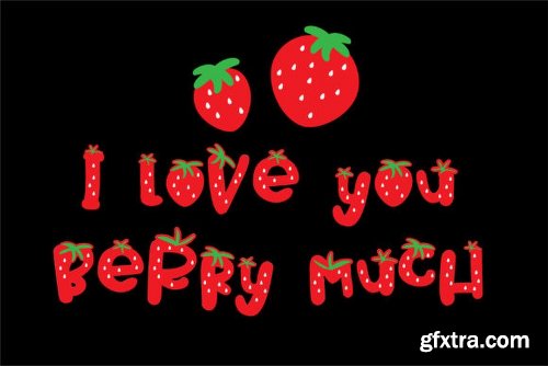 Strawberry Pillow Font