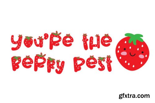 Strawberry Pillow Font