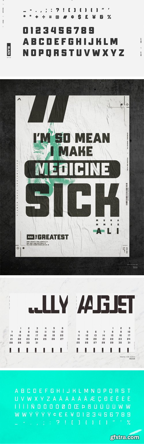 APEX Mk 3 - Geometric Display Type Family