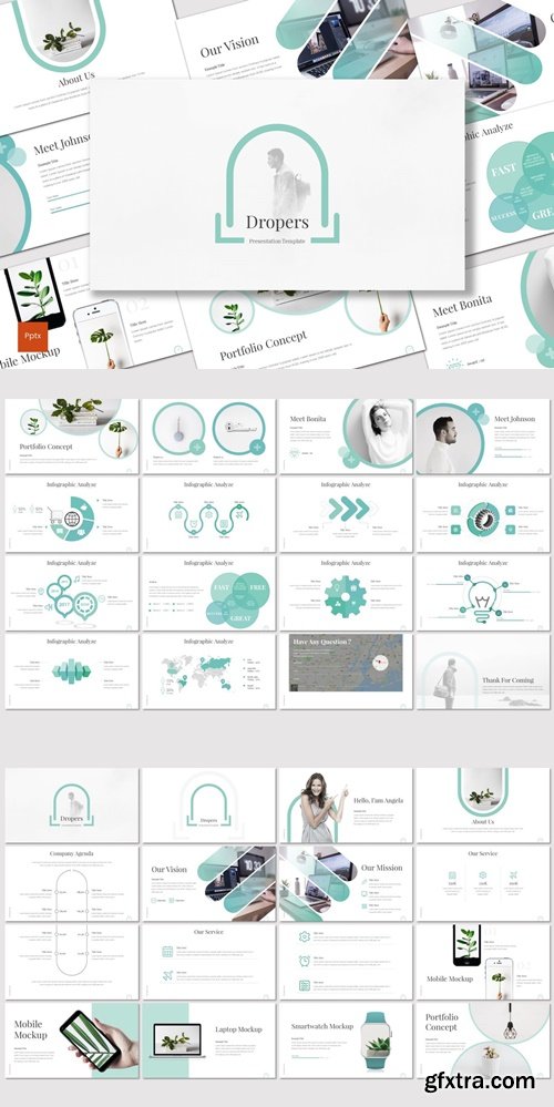 Dropers - Powerpoint, Keynote, Google Slides Templates