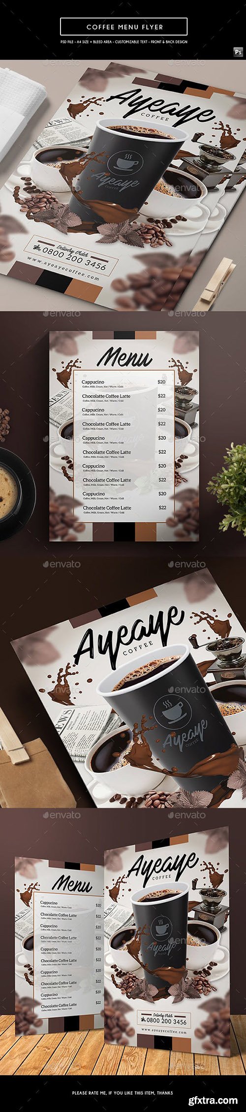Coffee Menu Flyer 17964158 Coffee Menu Flyer 17964158