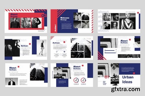 Authoer Modern - Powerpoint Google Slides and Keynote Templates